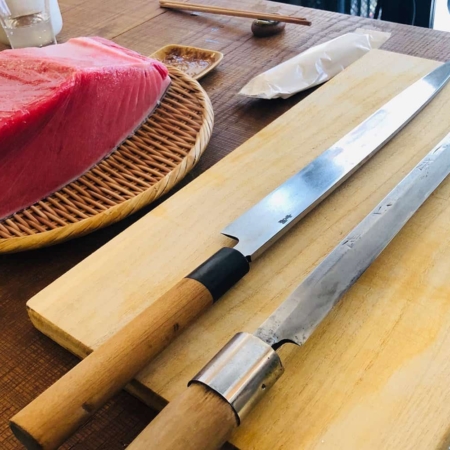 Tuna block from Toyosu fish market